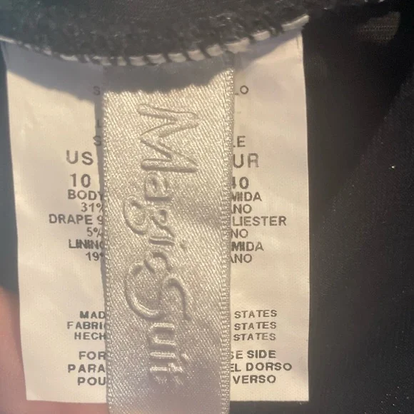 🆕 MAGICSUIT Halter Neck Tummy Control Swim Dress Black 10 - Picture 12 of 16